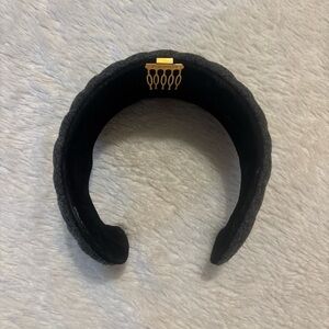 Fendi Black and Gold Hairband